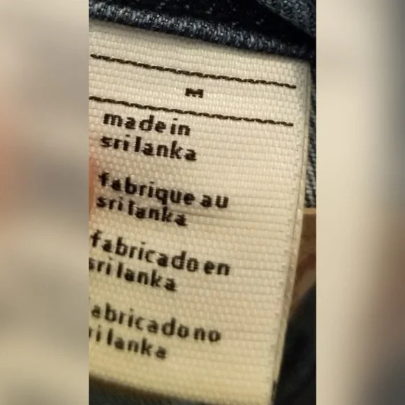 Levi's Blue Denim Ombre Vest Button Up Cropped - Picture 5 of 5